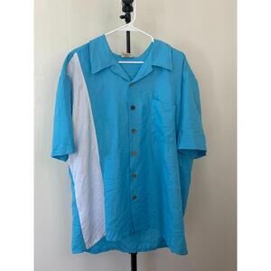 Maui Trading Company Colorblock Button-Up Shirt 2XL